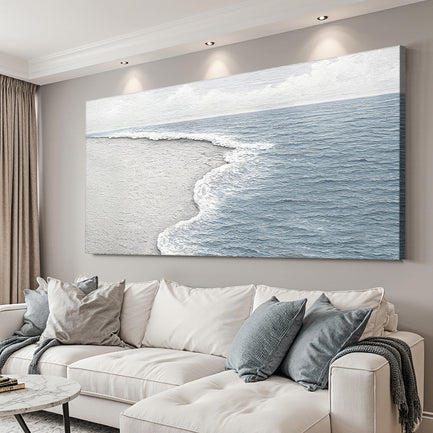 Abstract Beach Shore Wall Art VI