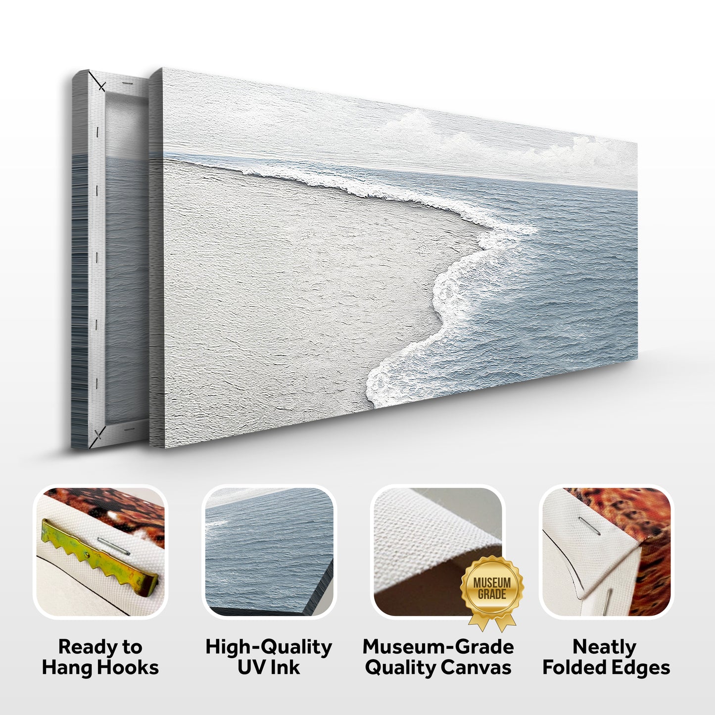 Abstract Beach Shore Wall Art VI