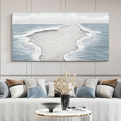 Abstract Beach Shore Wall Art VII