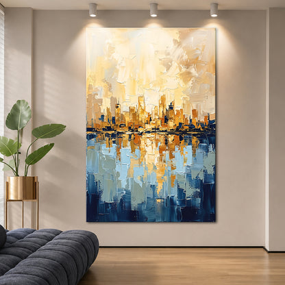 Abstract City Reflection