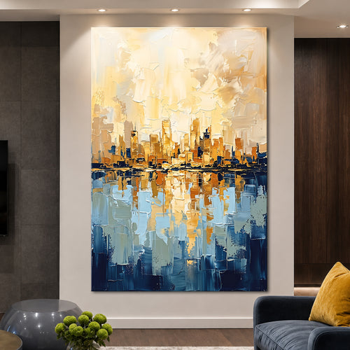 Abstract City Reflection