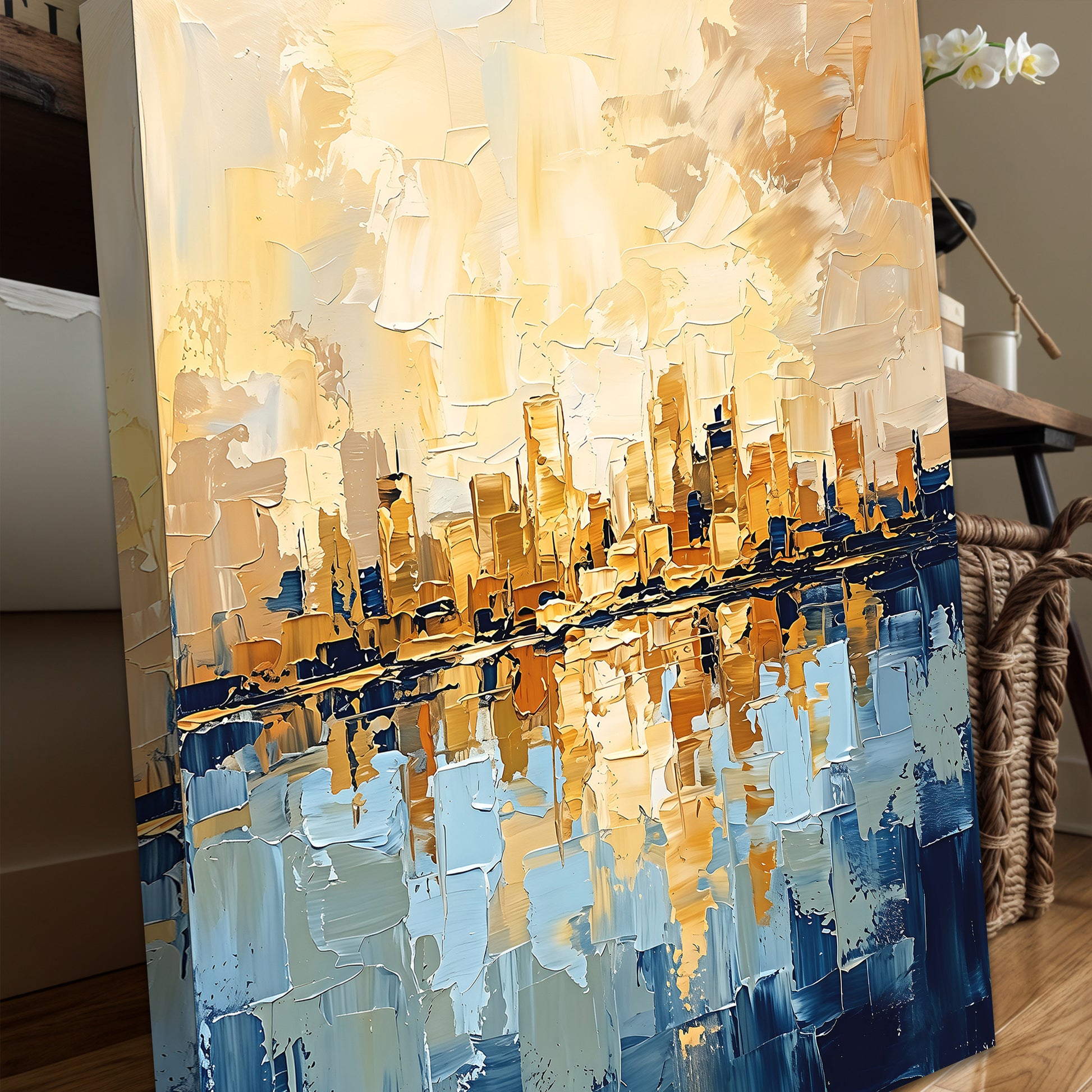 Abstract City Reflection