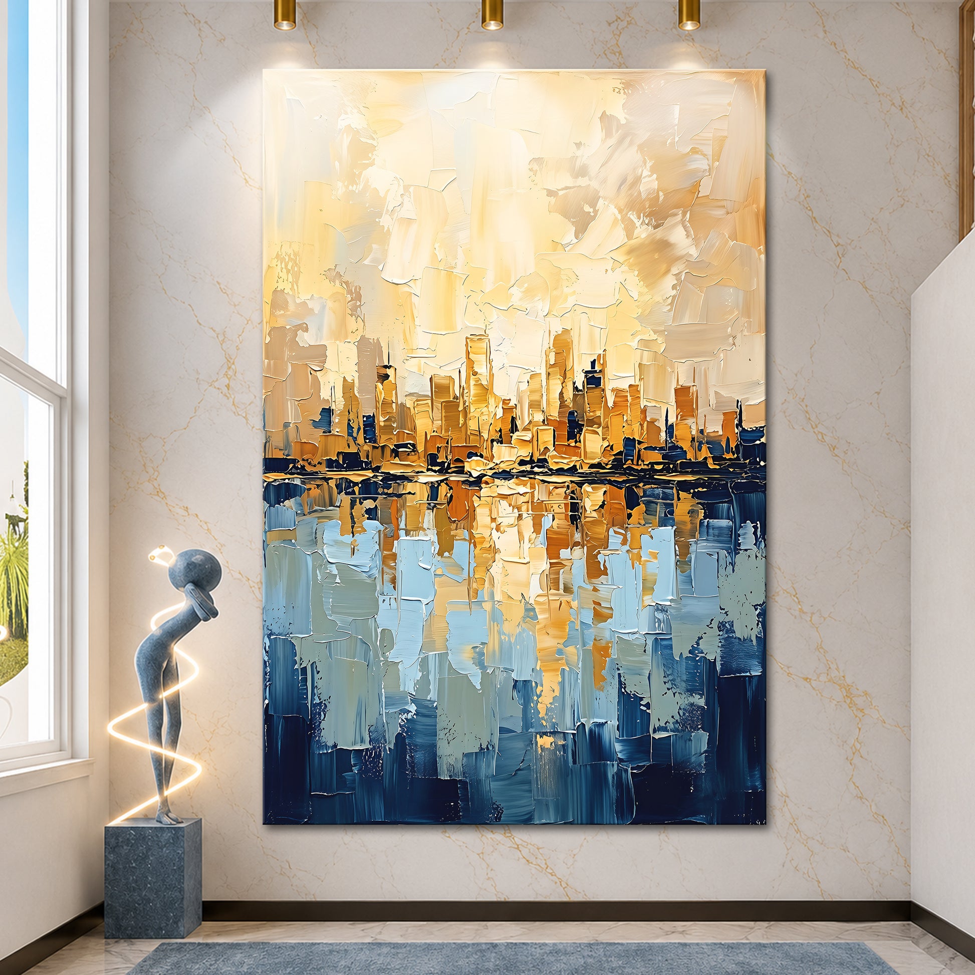 Abstract City Reflection