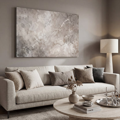 Abstract Dark Stone Wall Art