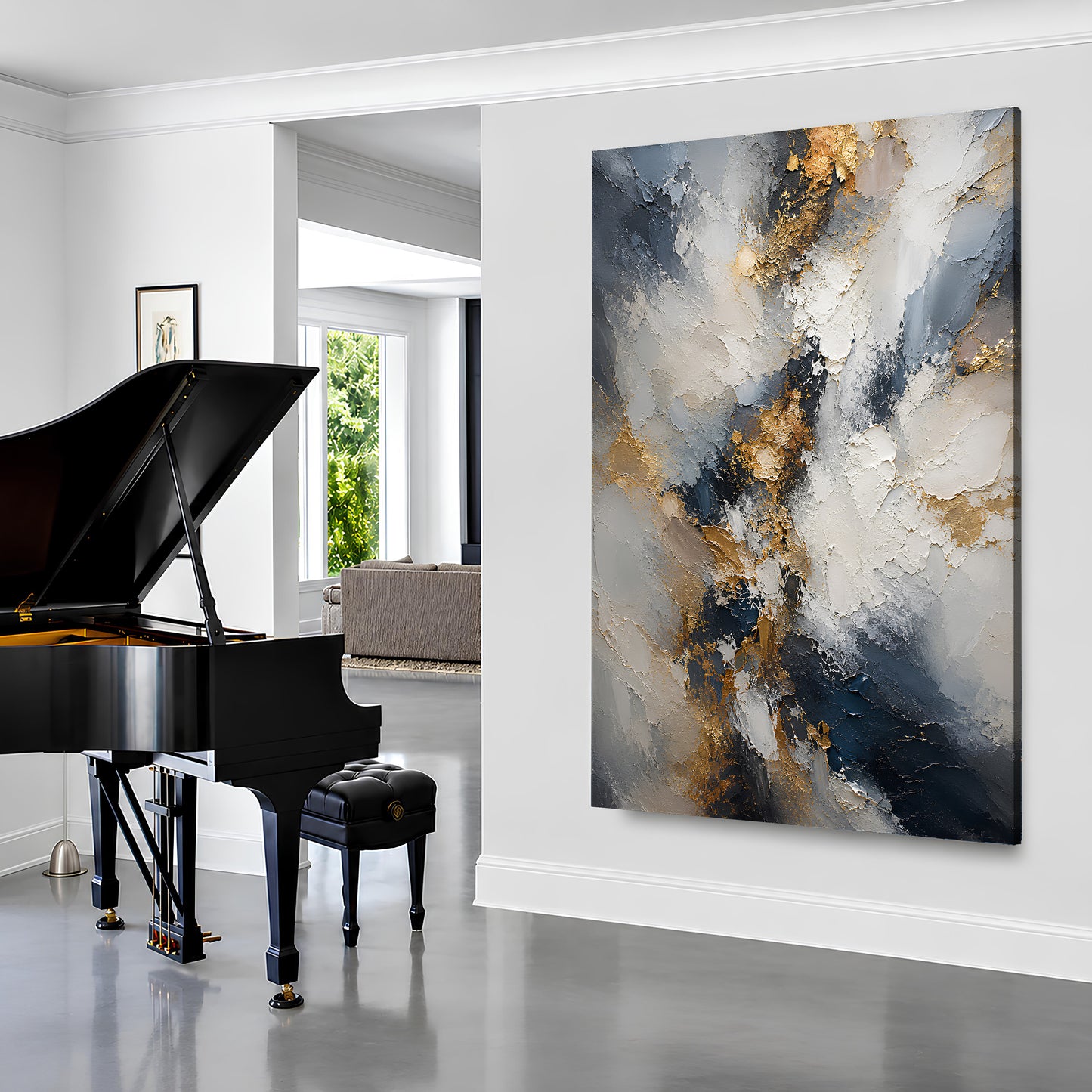 Abstract Gold Mist