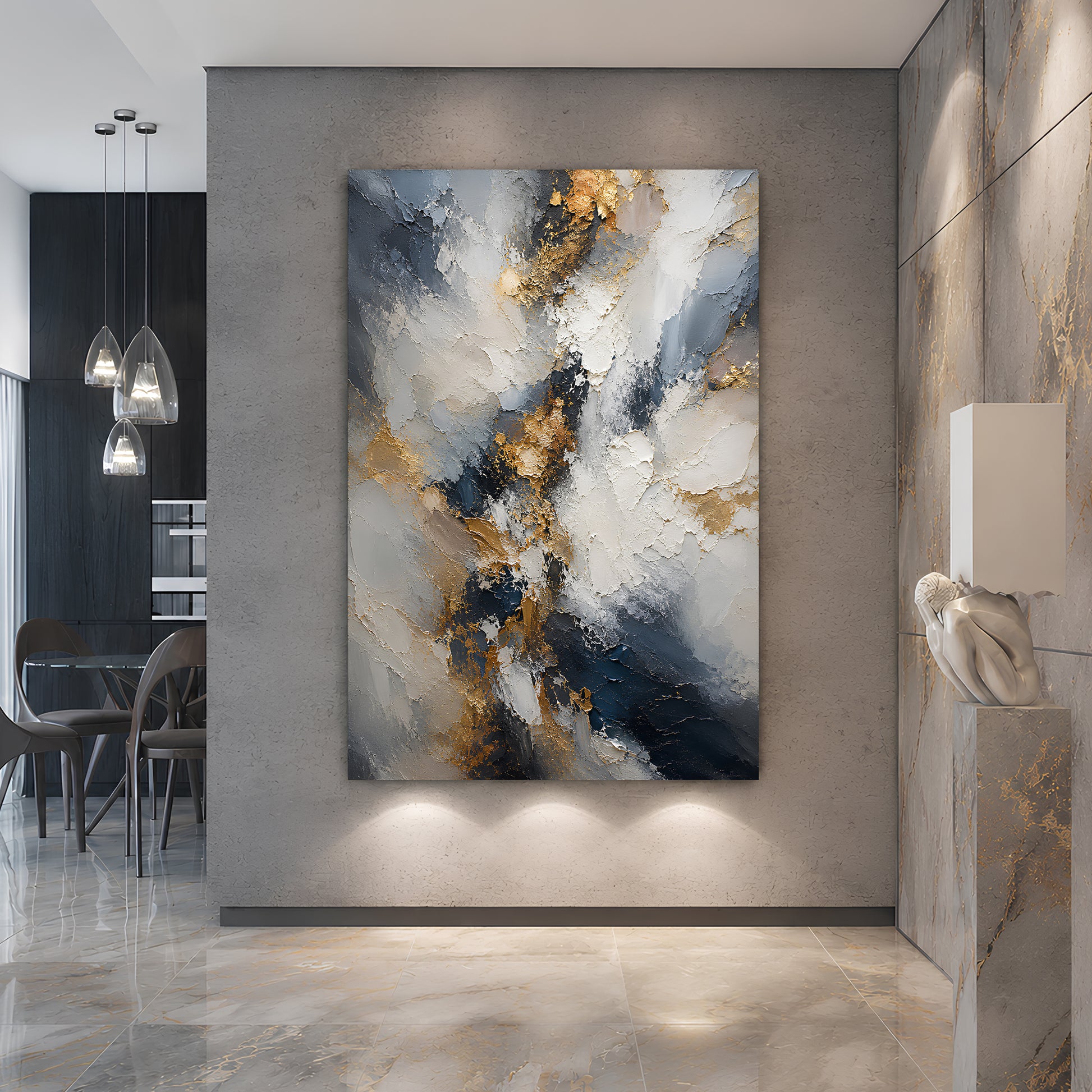 Abstract Gold Mist