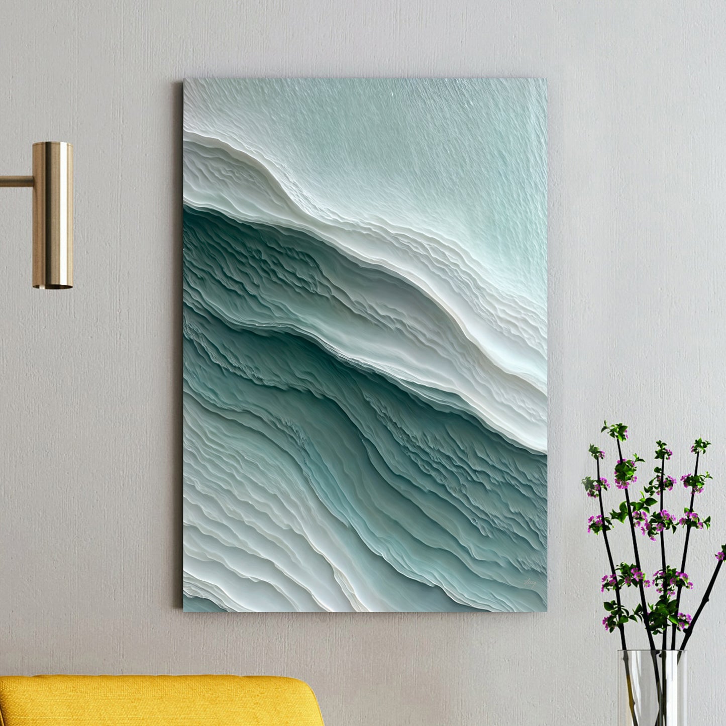 Canvas Print: "Aegean Layers"