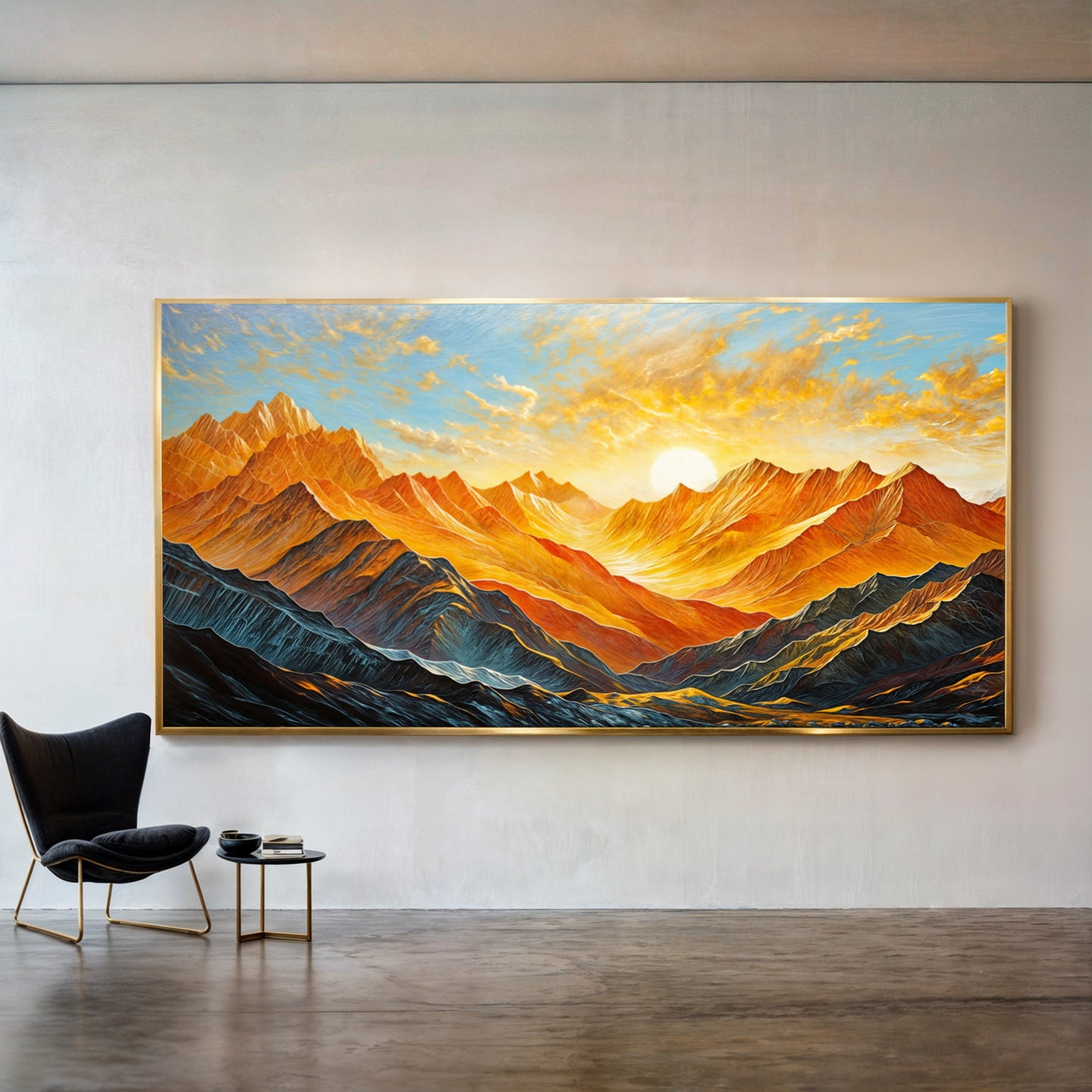 Canvas Print: "Alpenglow Majesty"