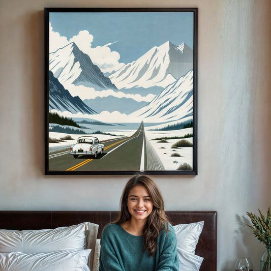 Canvas Print: "Alpine Journey"