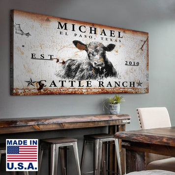 Cattle Ranch Sign