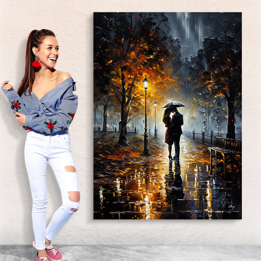 Canvas Print: "Autumn Embrace"