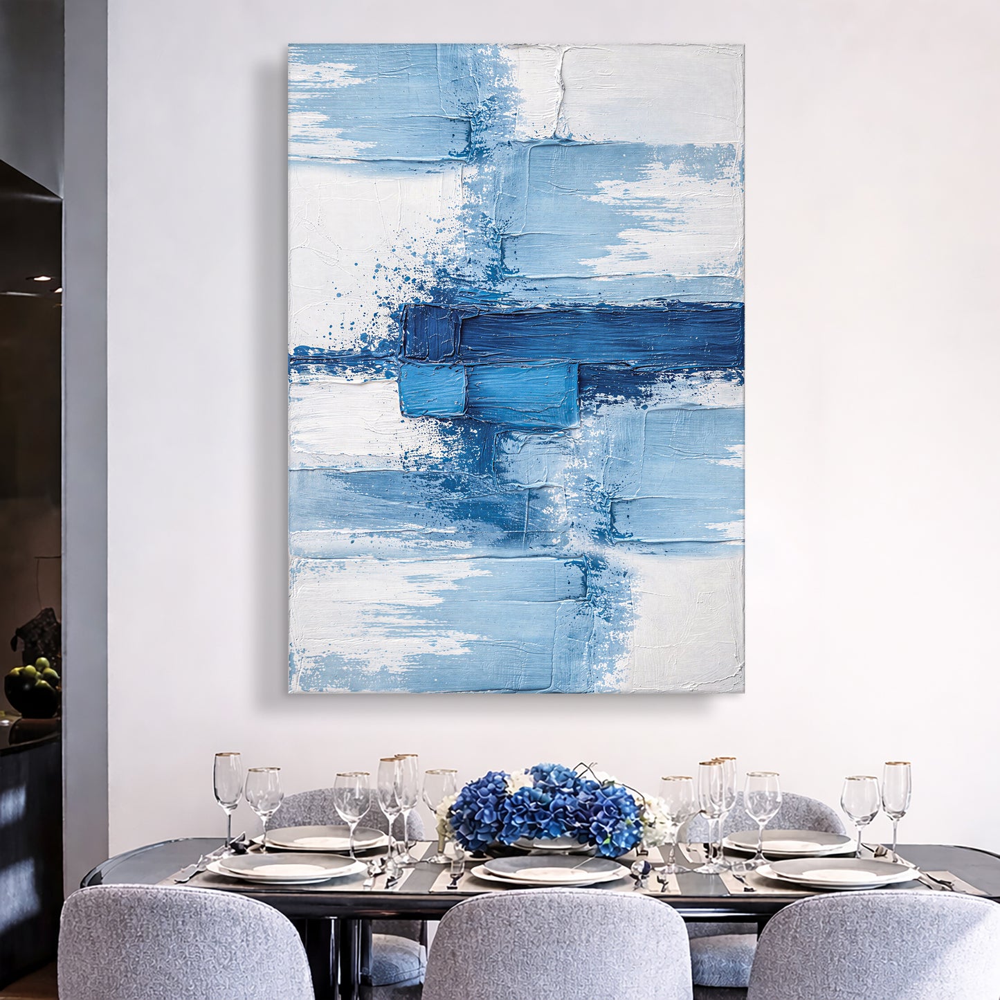 Azure Harmony Abstract