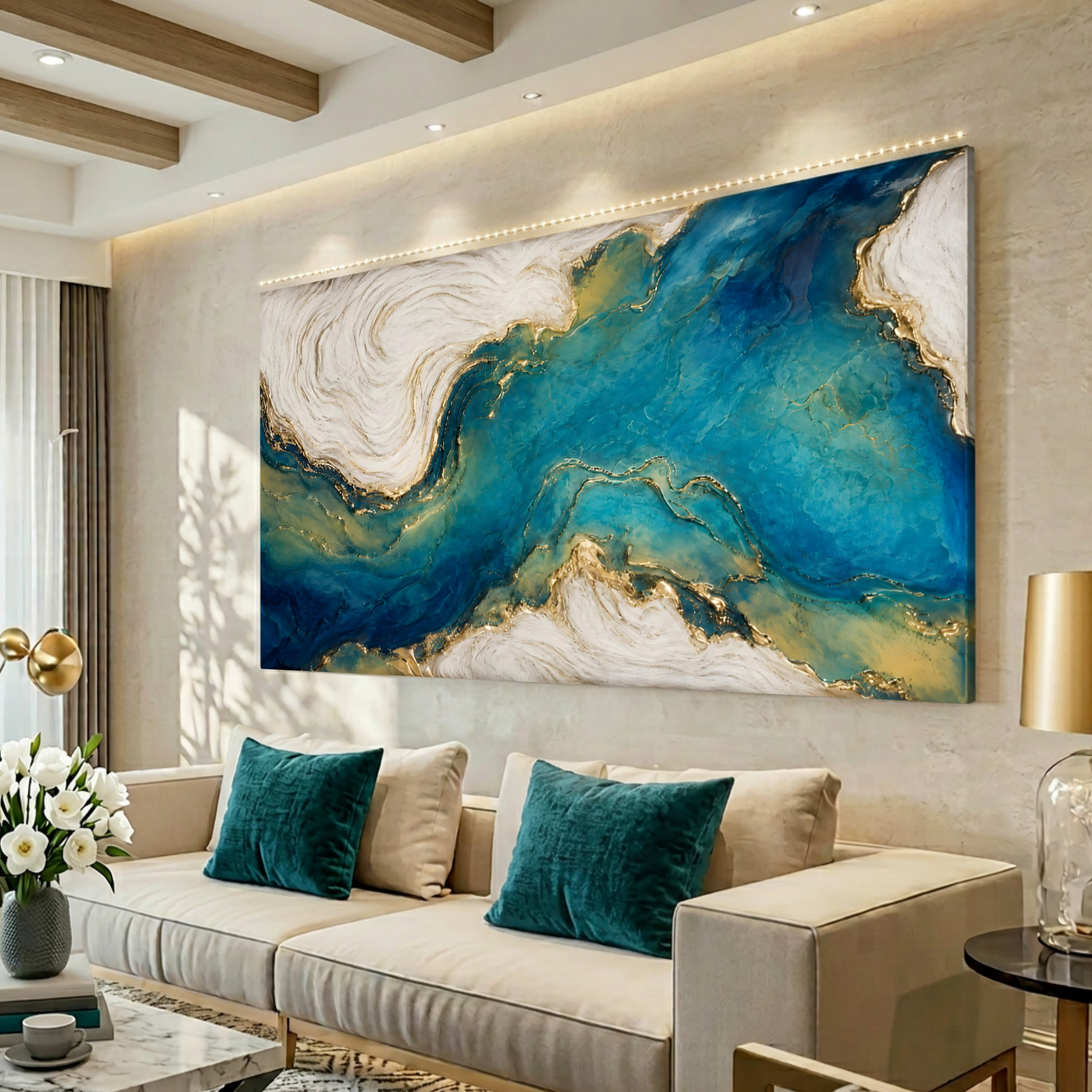 Azure Marble Flow