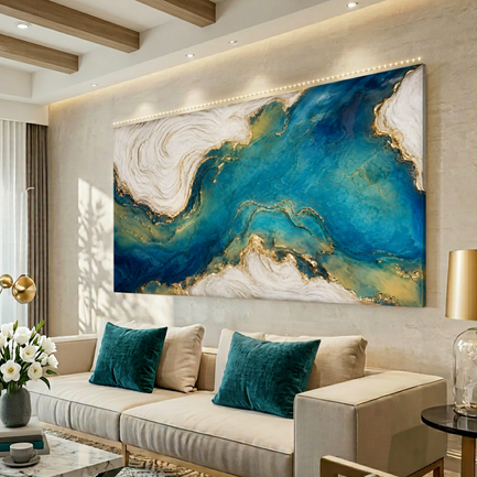 Azure Marble Flow