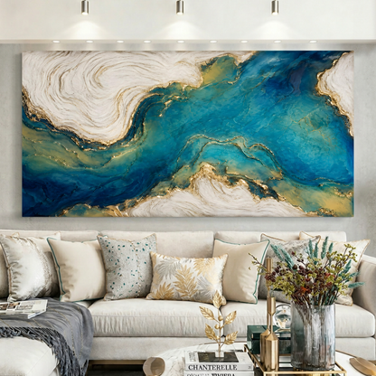 Azure Marble Flow