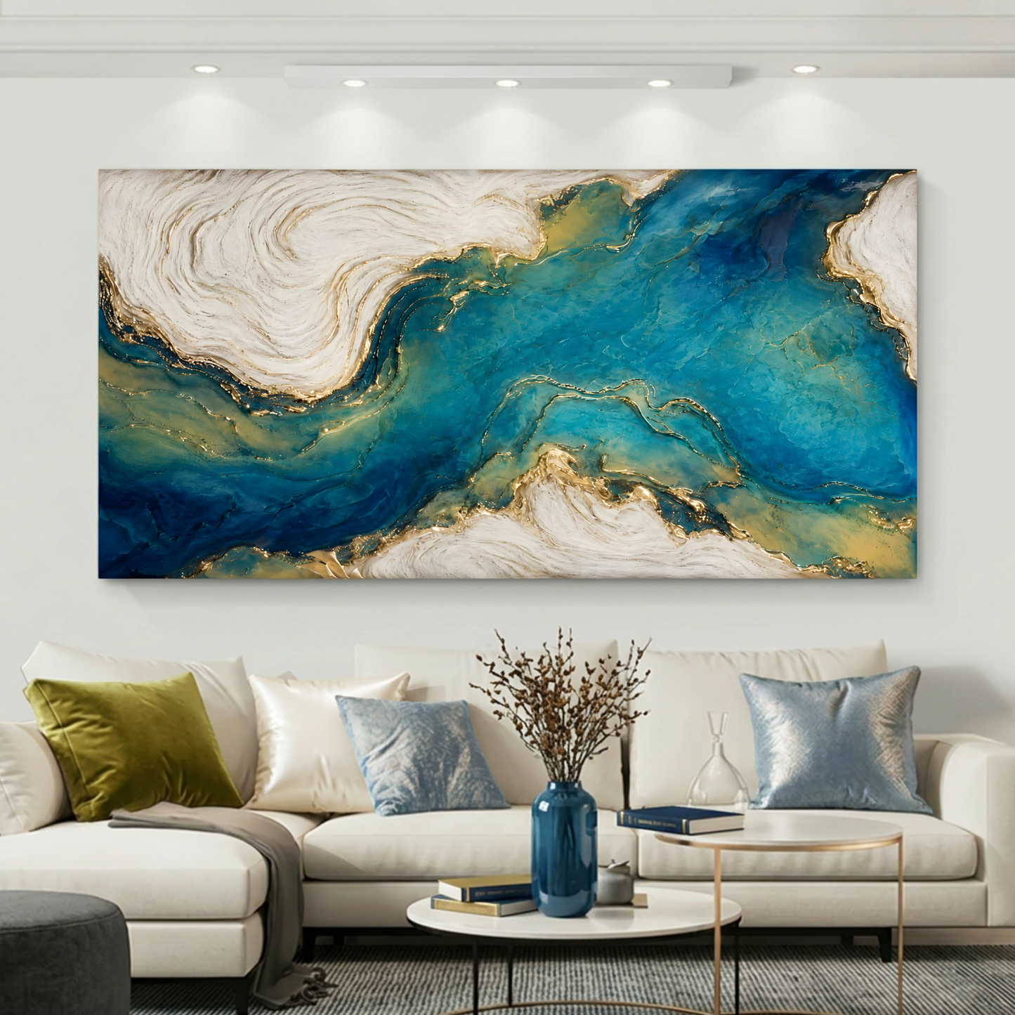 Azure Marble Flow