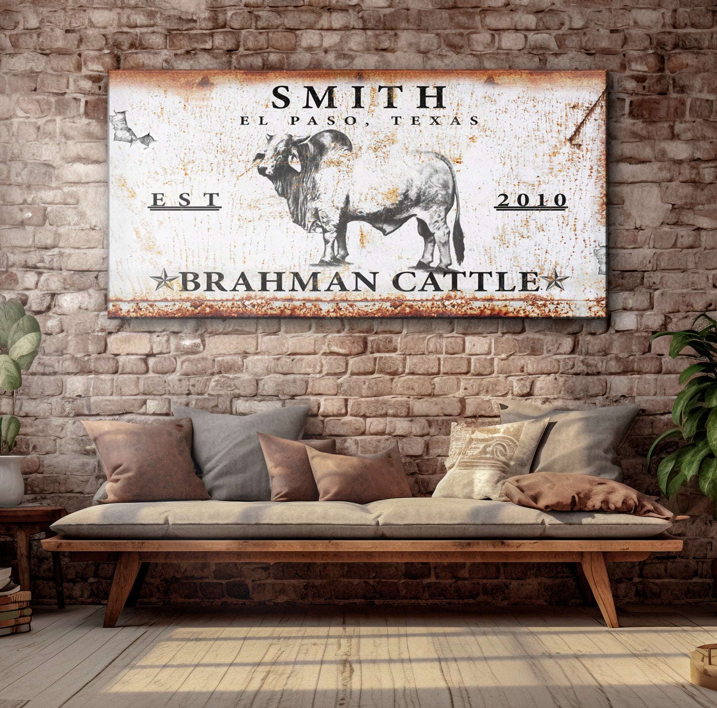 Brahman Cattle Sign (Free Shipping)