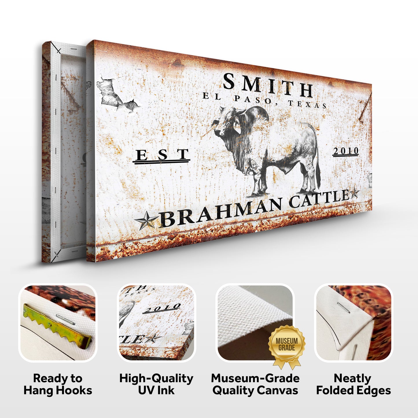 Brahman Cattle Sign (Free Shipping)