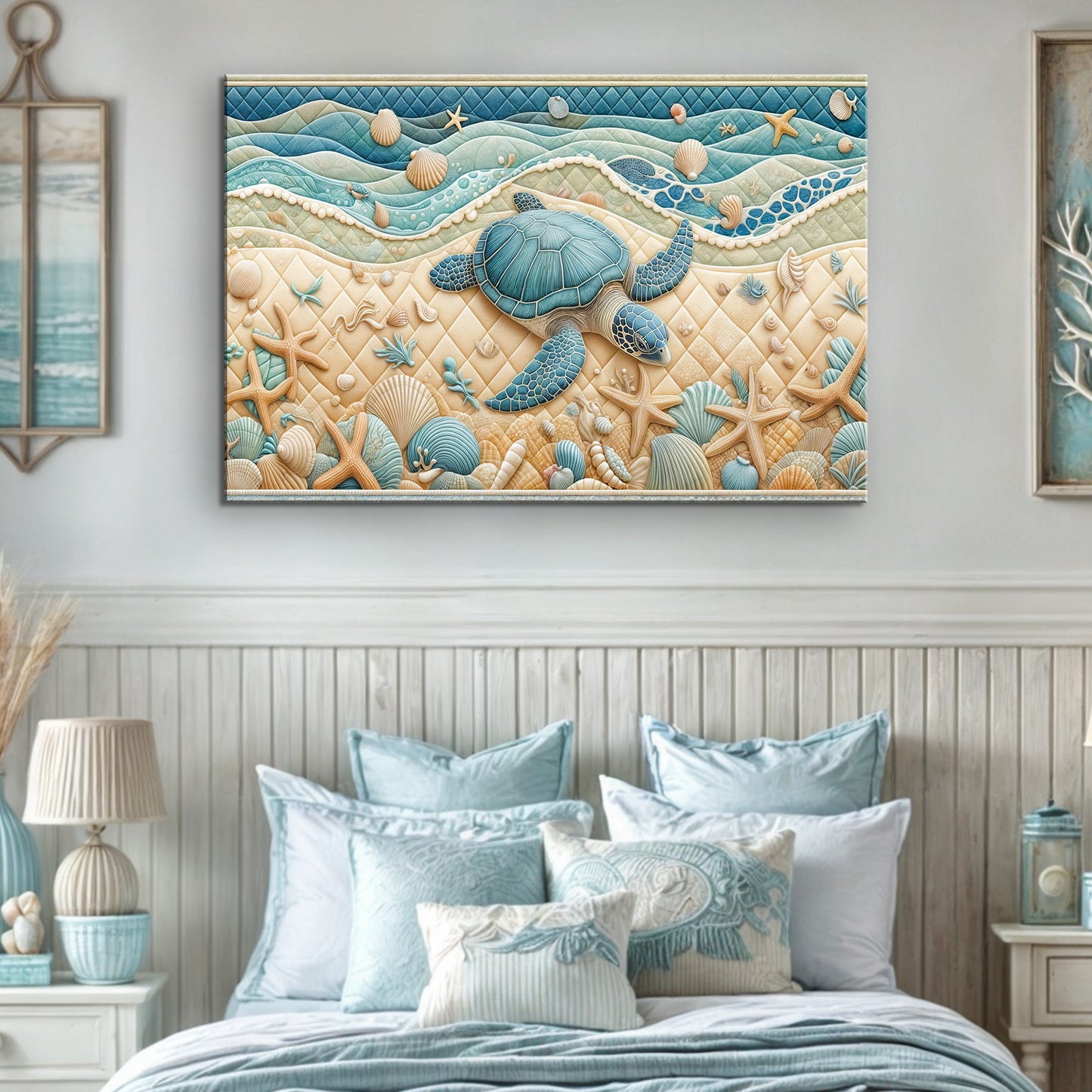 3D Coastal Wall Art IV