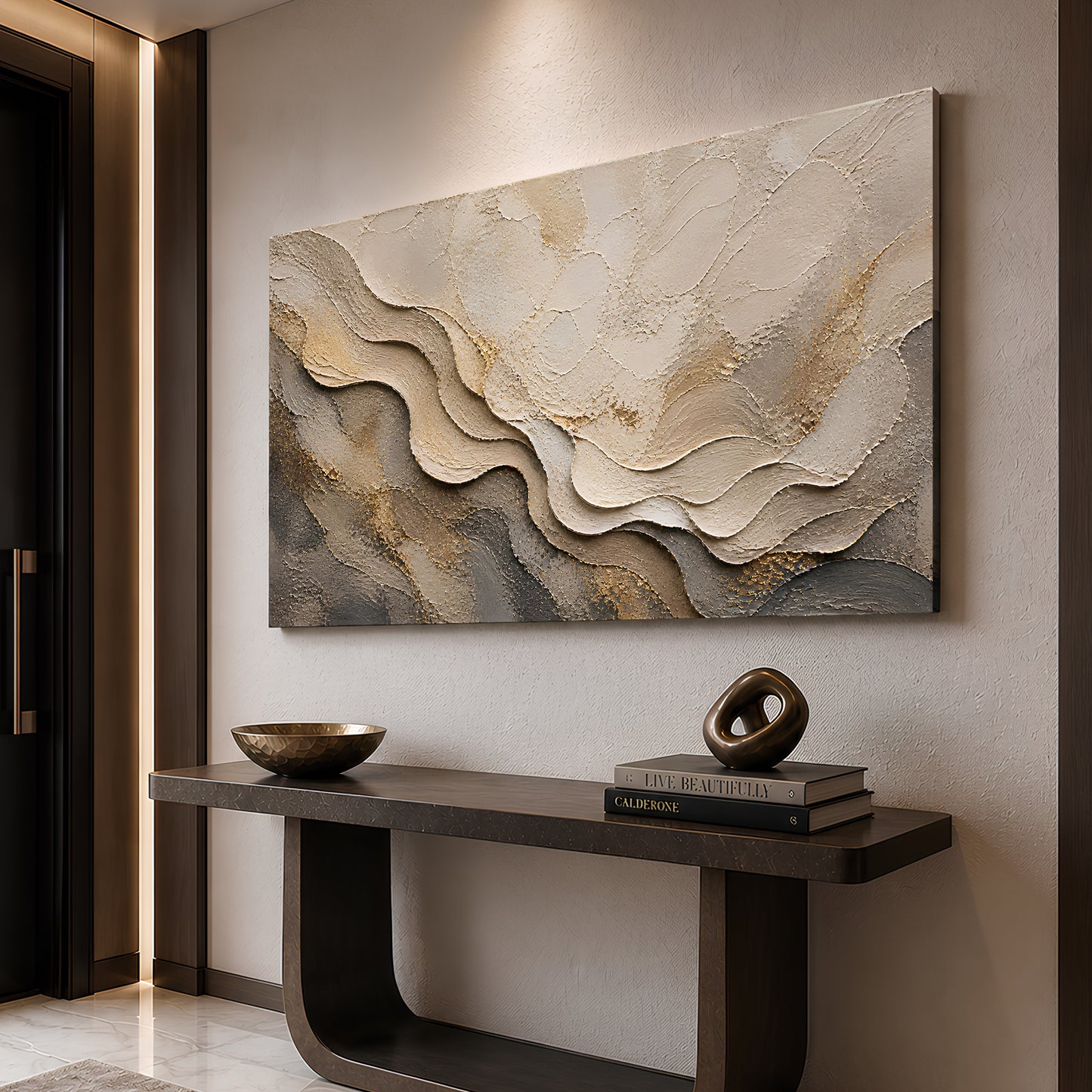 Beige Wall Minimalist