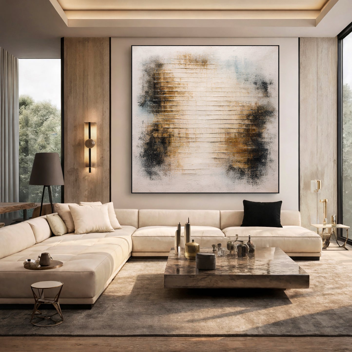 Burnished Calm Rust Wall Art