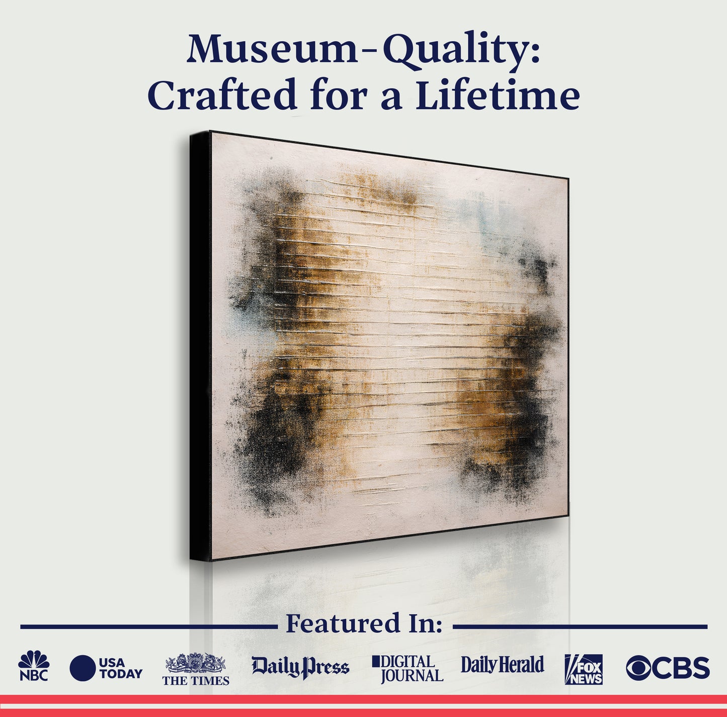 Burnished Calm Rust Wall Art