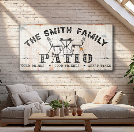 Family Patio Sign III