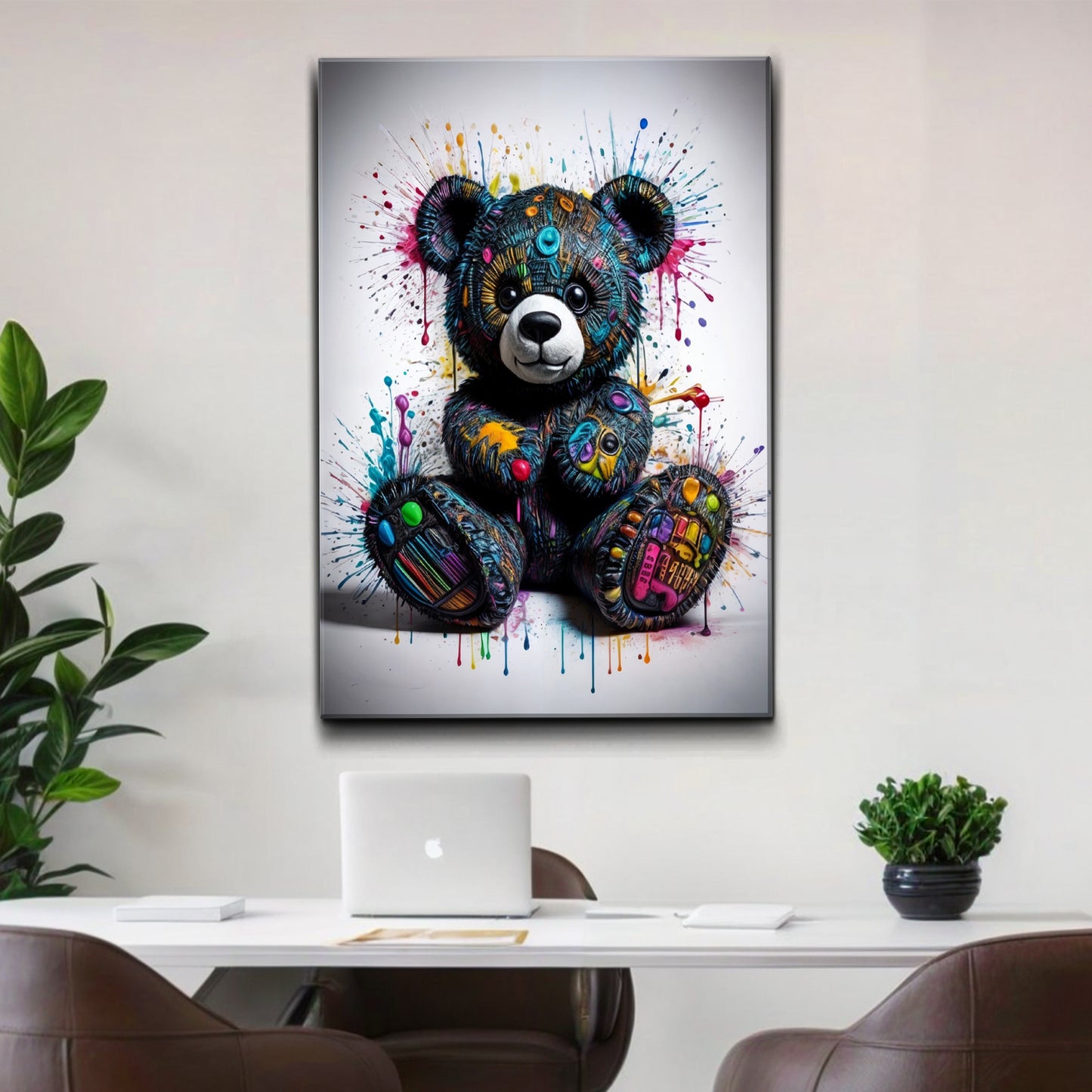 Cool Pop Teddy Wall Art