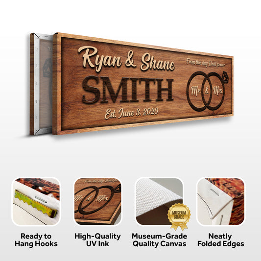 From This Day Until Forever Sign - Image by Tailored Canvases