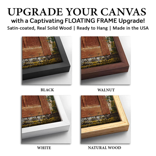 Save 33% When You Add A Frame To Your 24x16 Matthew 19:6 - So They Are No Longer Two, But One Flesh Sign II Canvas Now