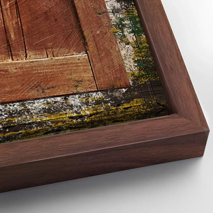 Save 33% When You Add A Frame To Your 24x16 Matthew 19:6 - So They Are No Longer Two, But One Flesh Sign II Canvas Now