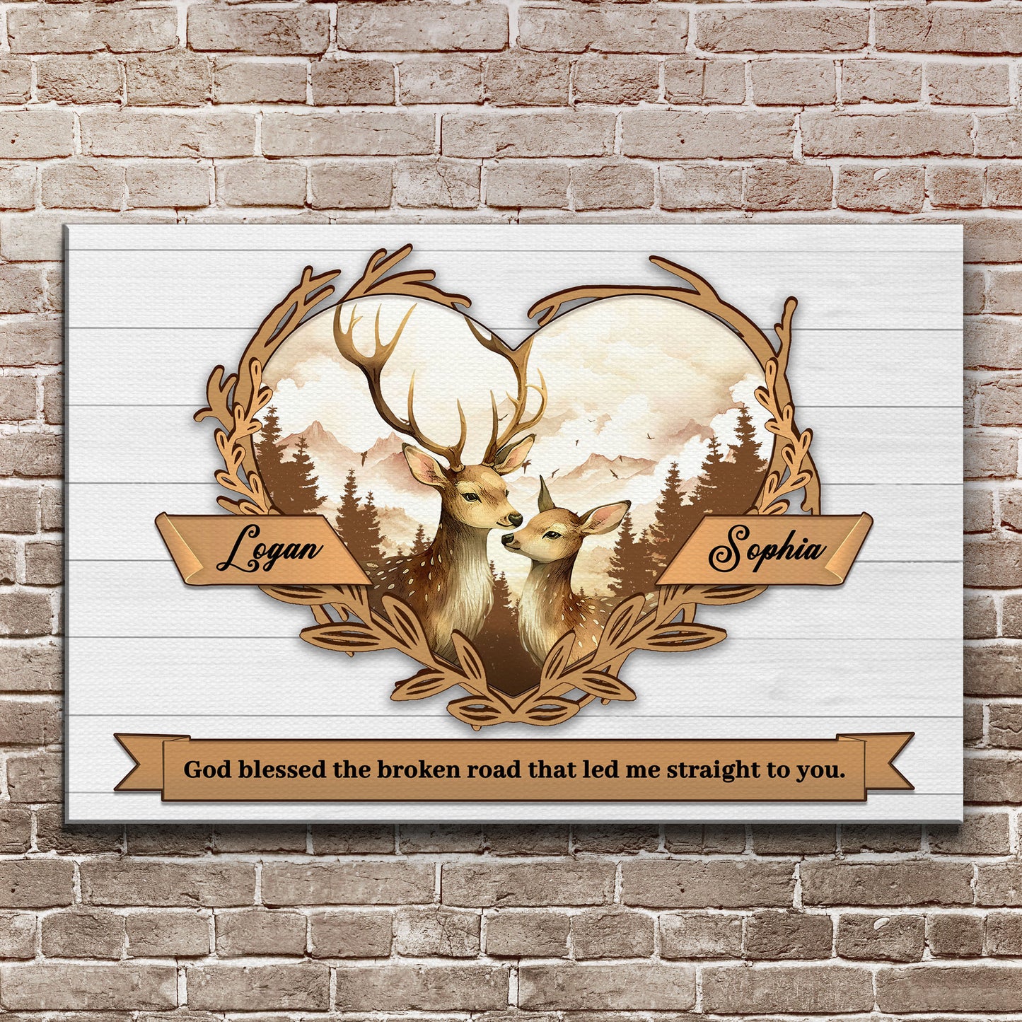 Couple Deer Sign II