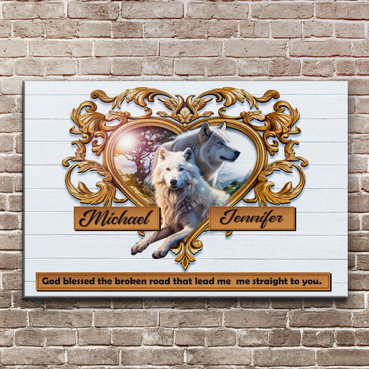 Couple Wolves Sign VI