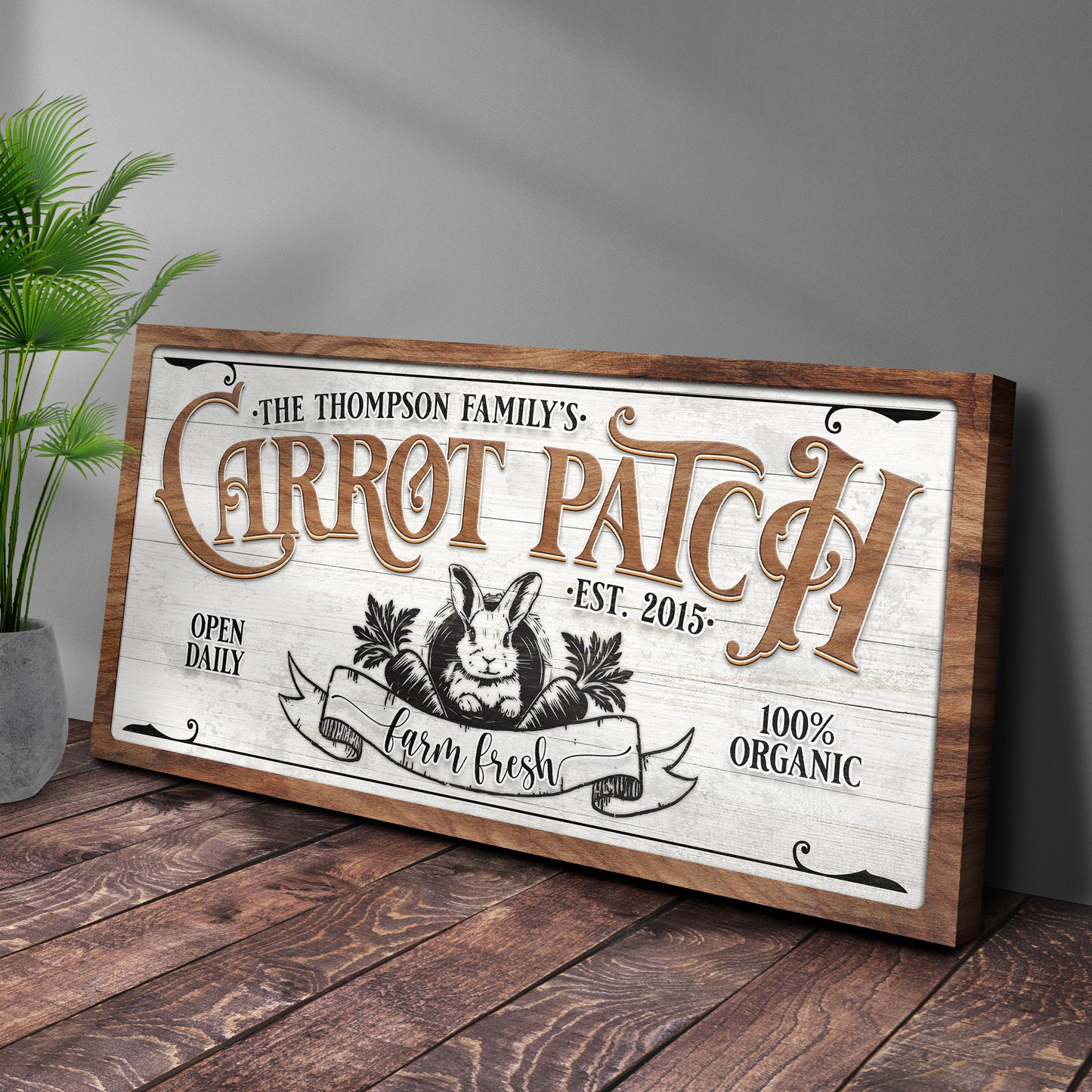 Carrot Patch Easter Sign II Style 2 - Image by Tailored Canvases