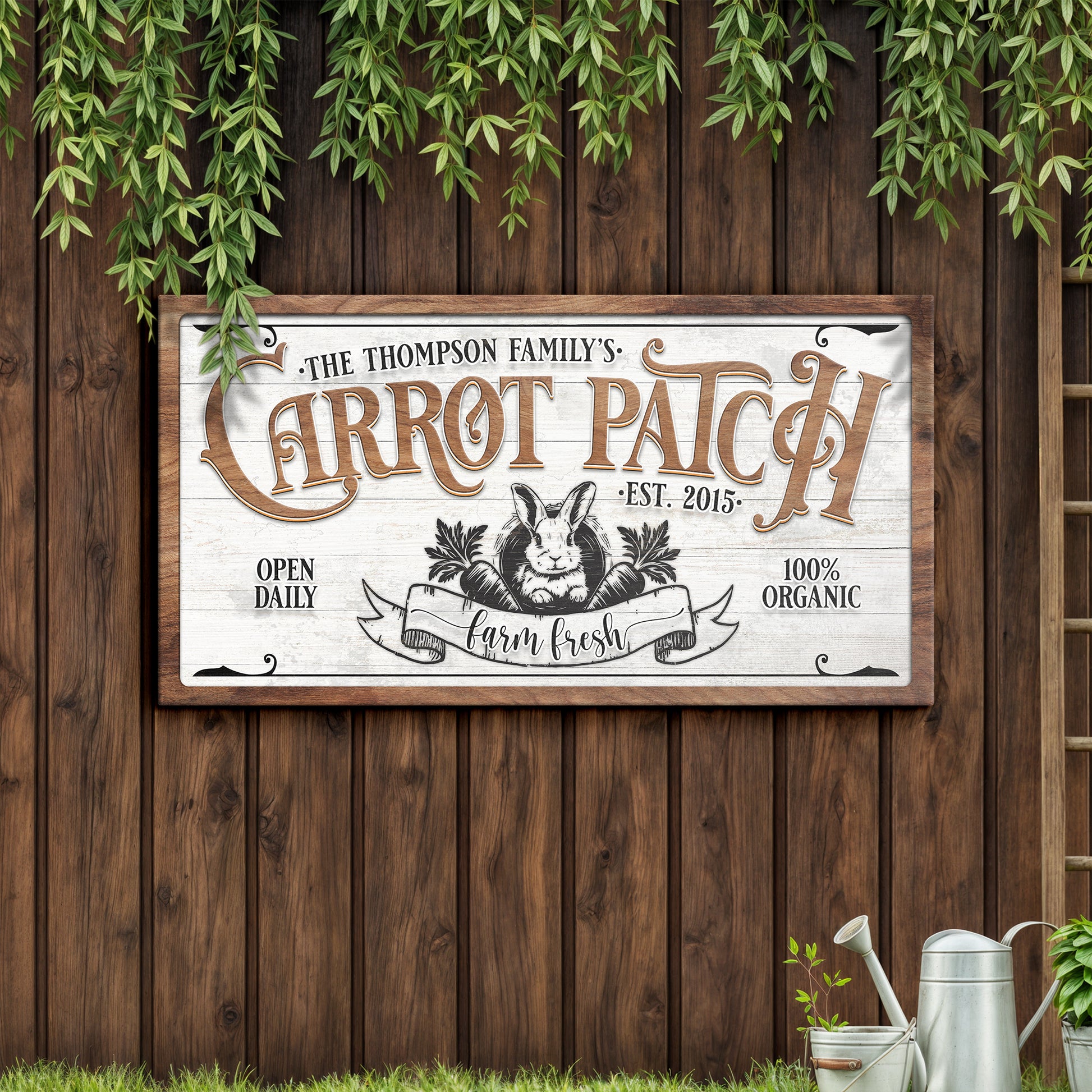 Carrot Patch Easter Sign II  - Image by Tailored Canvases