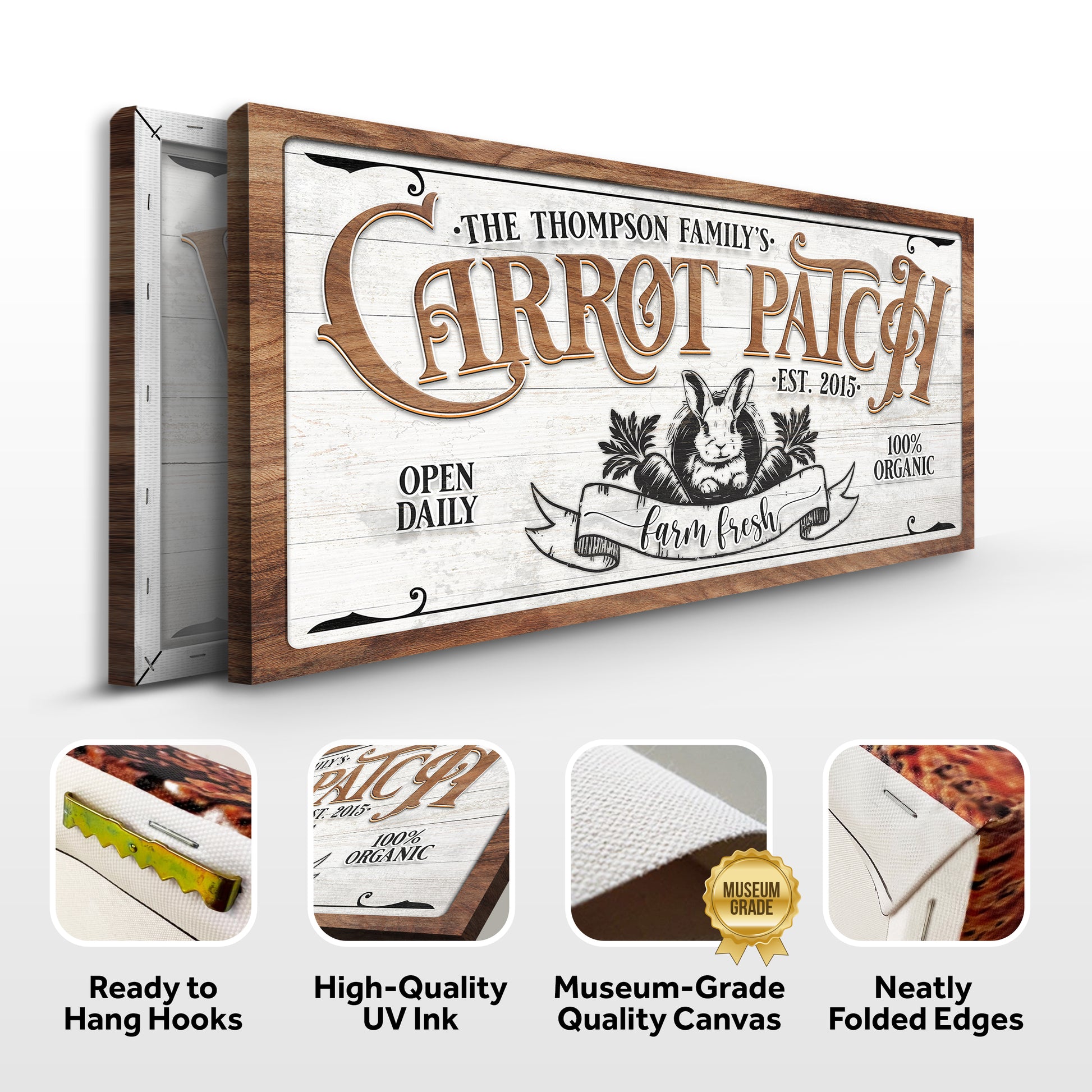 Carrot Patch Easter Sign II Specs - Image by Tailored Canvases