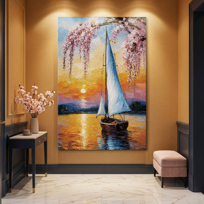 Sailboat Cherry Blossom