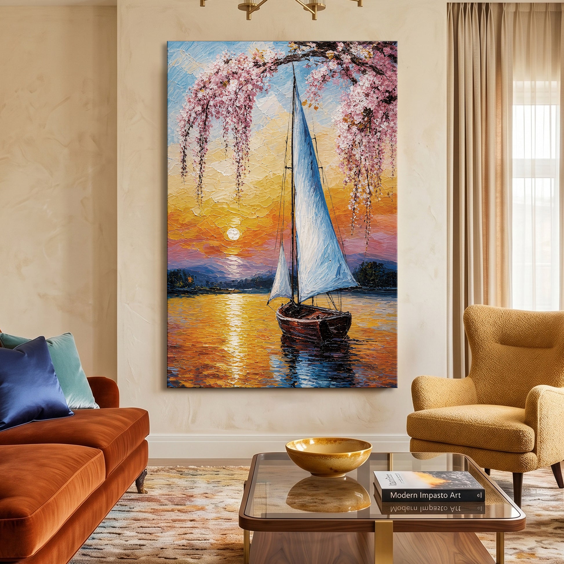 Sailboat Cherry Blossom