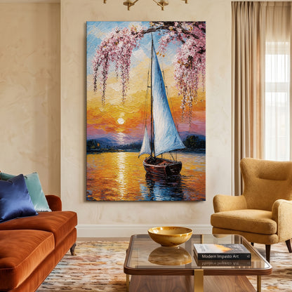 Sailboat Cherry Blossom