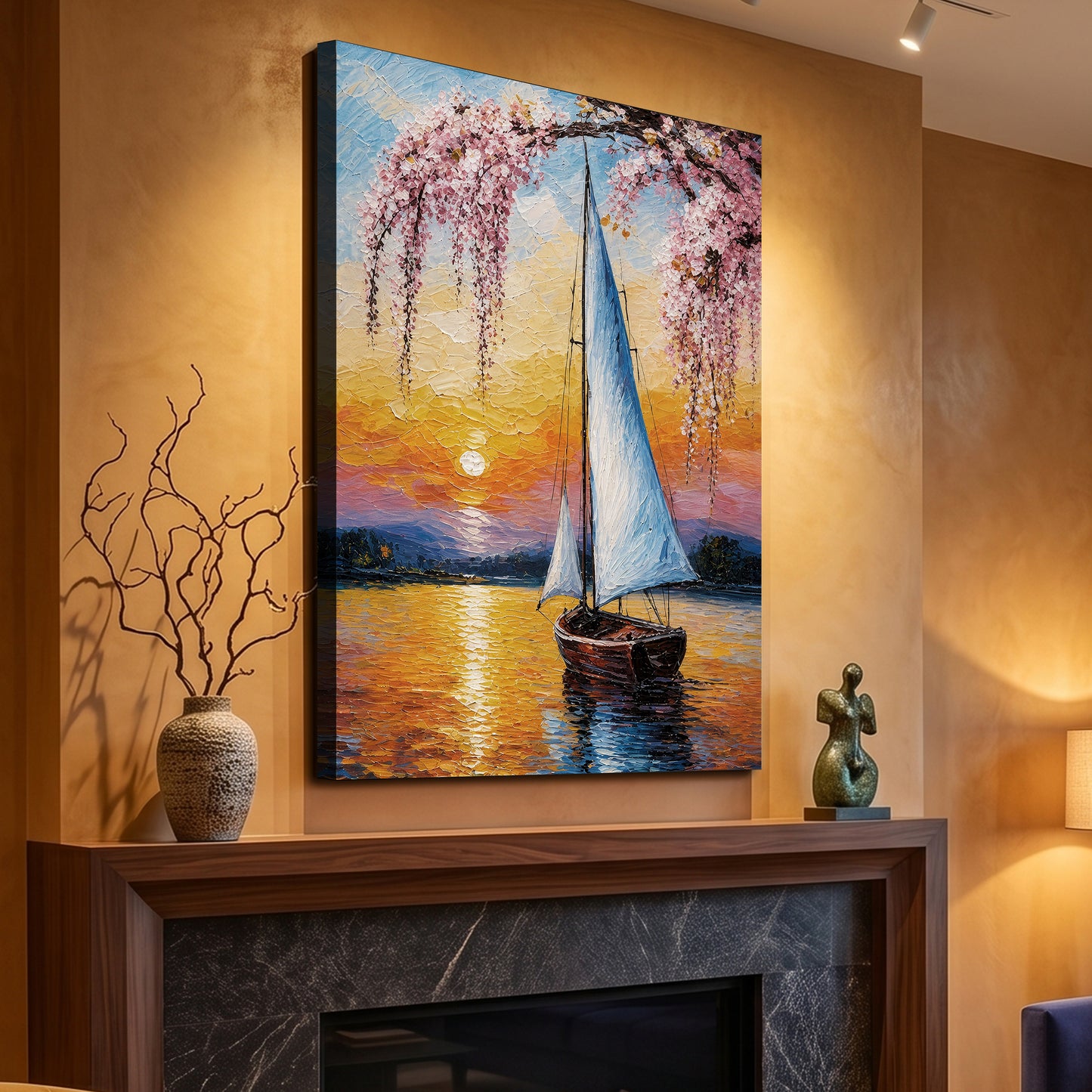 Sailboat Cherry Blossom