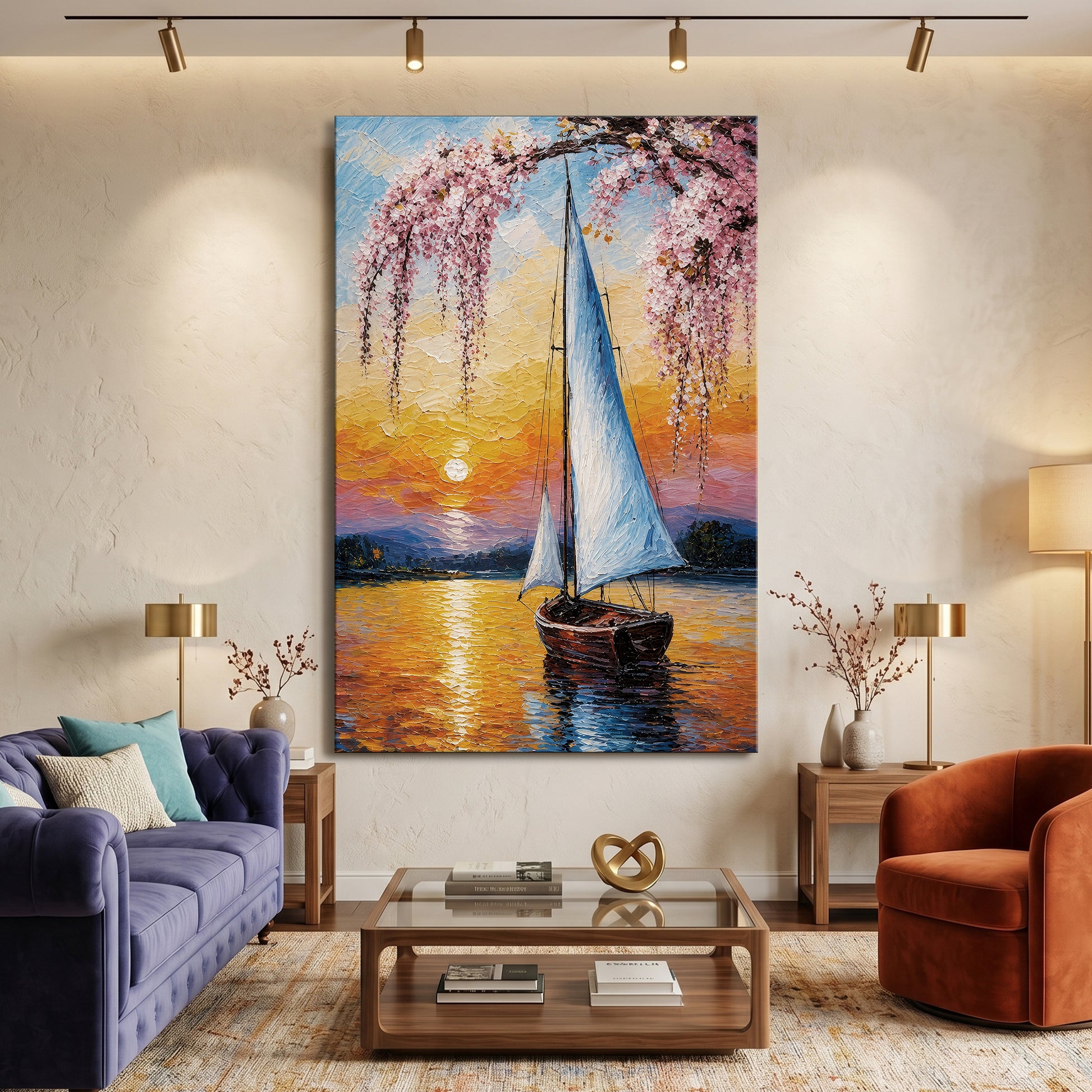 Sailboat Cherry Blossom