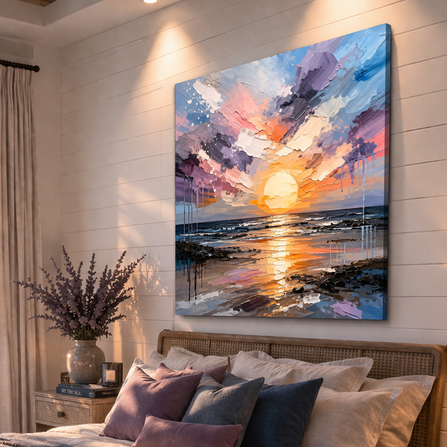 Abstract Coastal Sunset