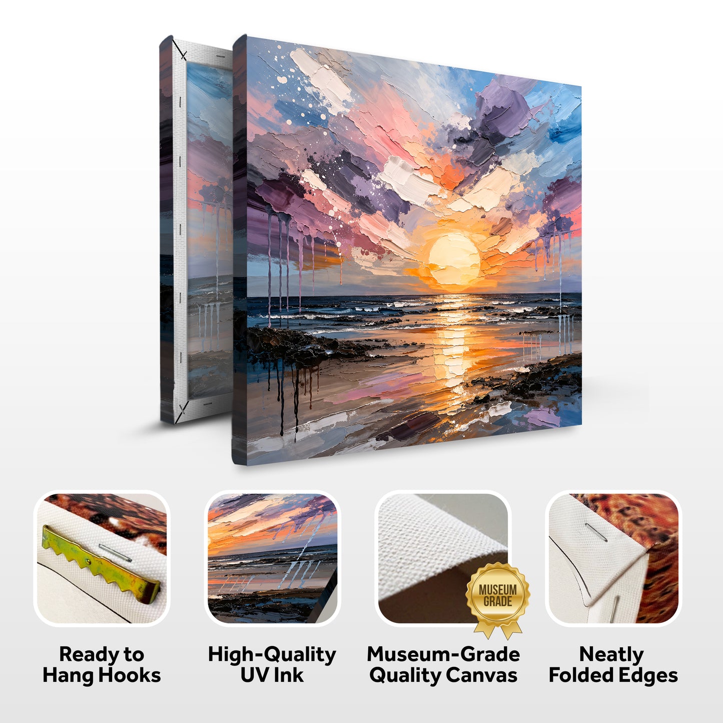 Abstract Coastal Sunset