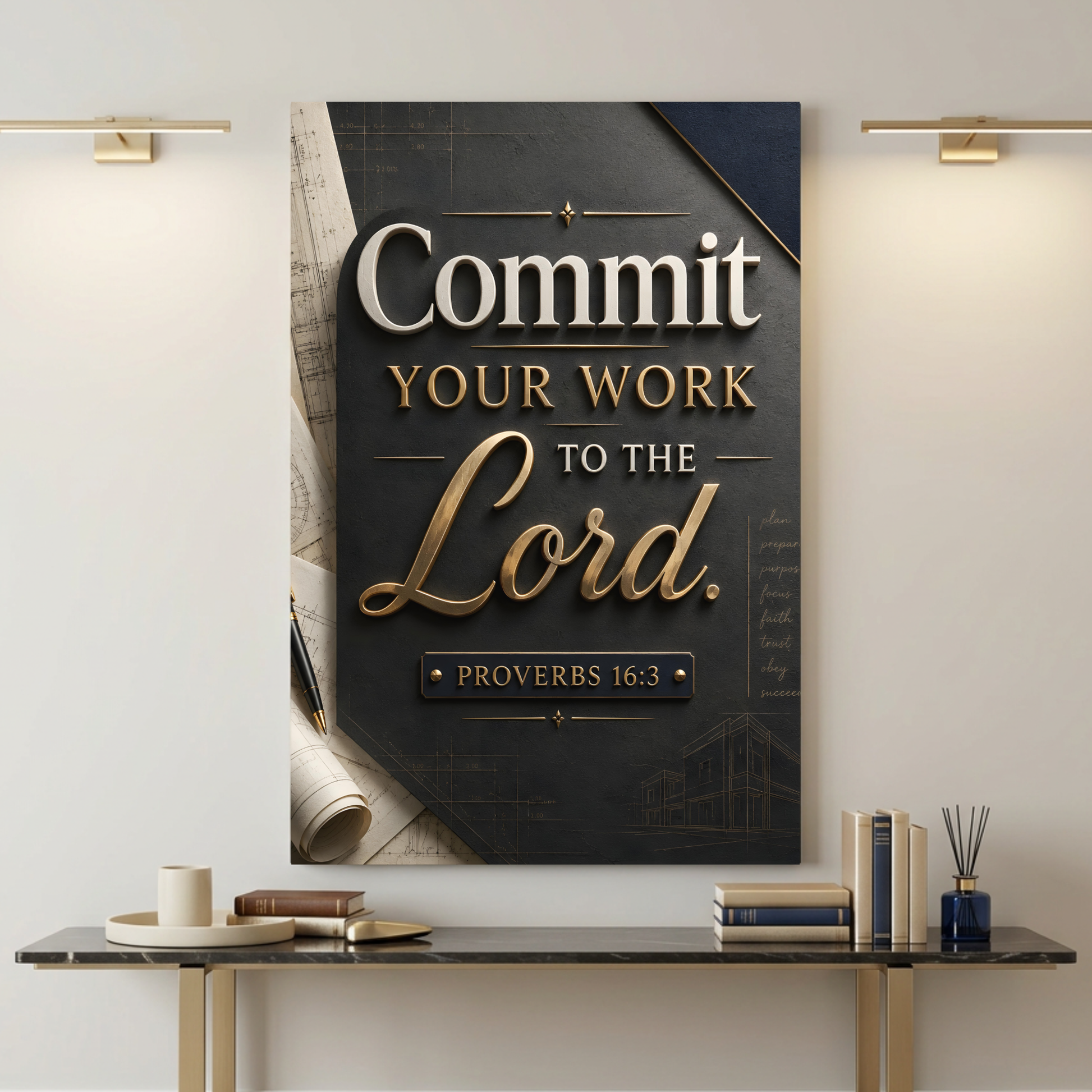 Commit Your Work To The Lord - Proverbs 16:3