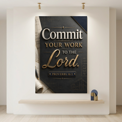 Commit Your Work To The Lord - Proverbs 16:3