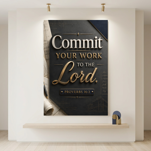 Commit Your Work To The Lord - Proverbs 16:3