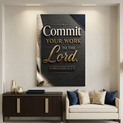 Commit Your Work To The Lord - Proverbs 16:3