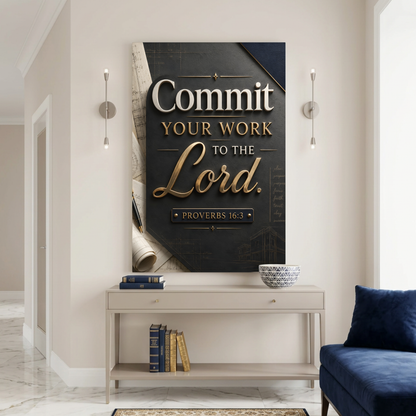 Commit Your Work To The Lord - Proverbs 16:3