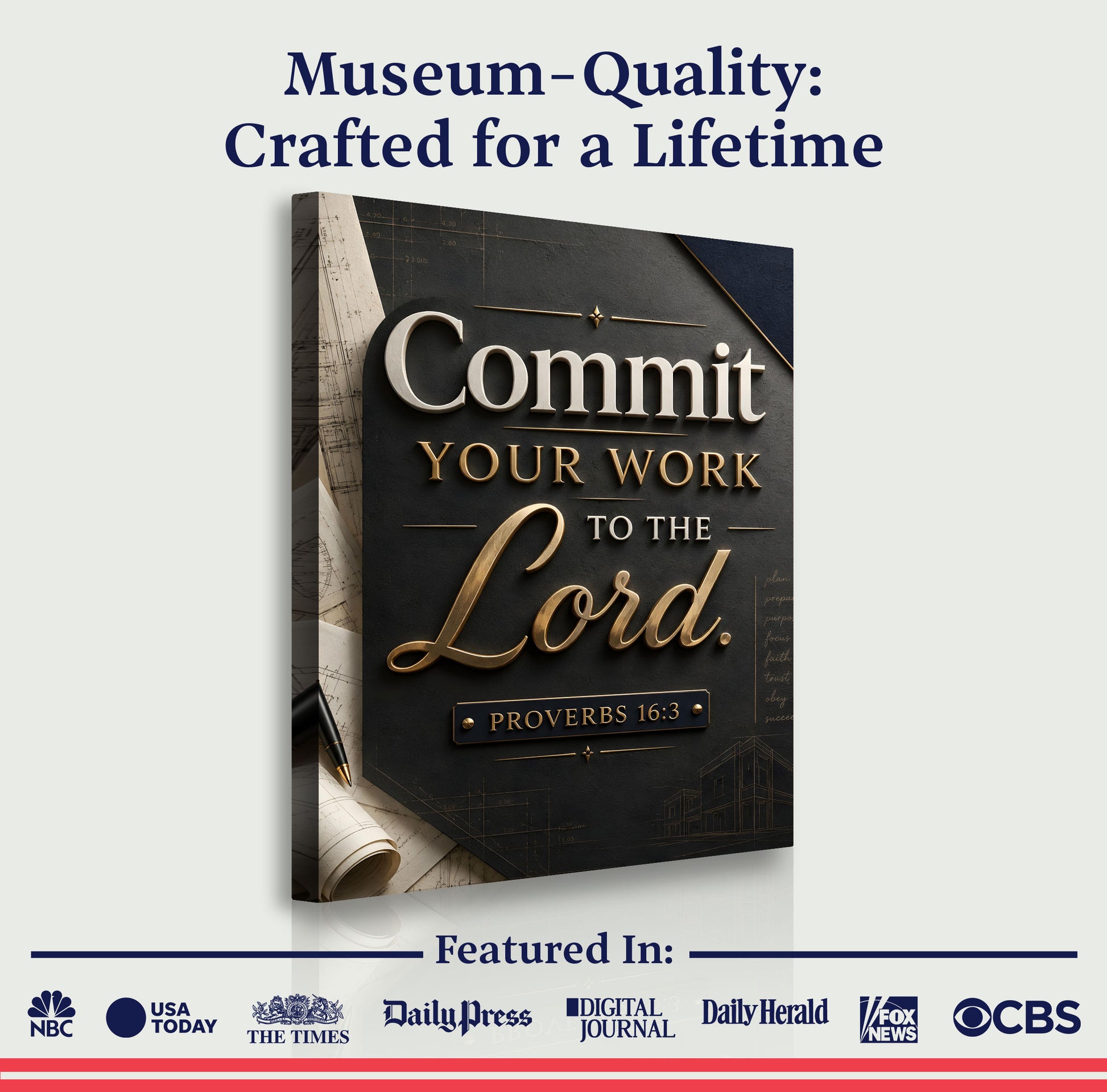 Commit Your Work To The Lord - Proverbs 16:3