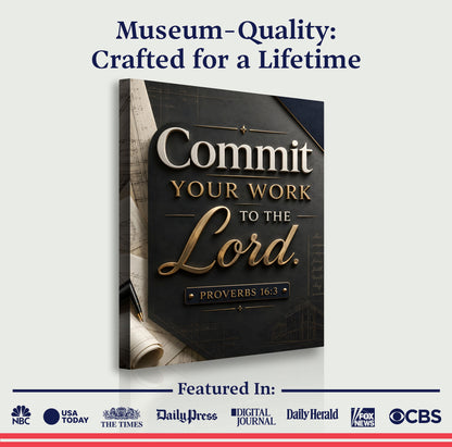 Commit Your Work To The Lord - Proverbs 16:3